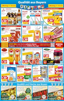 Norma Prospekt der aktuellen Woche, gĂĽltig von 27.10.2025 bis 01.11.2025 Aktueller Norma Prospekt "Mehr fĂĽrs Geld" mit 18 Seiten