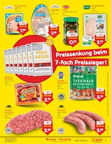 Fleisch im Netto Marken-Discount Prospekt "Aktuelle Angebote" mit 73 Seiten (Rostock)