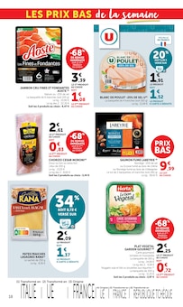 Promotion Saumon dans le prospectus Super U, valable du 01/09/2026 au 13/09/2026 Promo Saumon dans le catalogue Super U du moment à la page 18