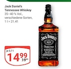 Tennessee Whiskey Angebote von Jack Daniel’s bei GLOBUS Hof für 14,99 €