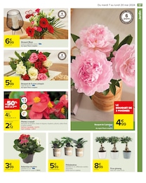 Offre Bouquet De Pivoines dans le catalogue Carrefour du moment à la page 59
