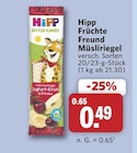 Früchte Freund Müsliriegel Angebote von Hipp bei combi Celle für 0,49 €
