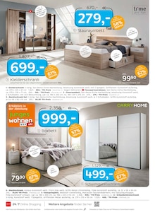 Bett im XXXLutz Möbelhäuser Prospekt "NR.1 BEIM PREIS" mit 46 Seiten (Reutlingen)