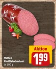 Rindfleischsalami Angebote von Metten bei REWE Aurich für 1,99 €