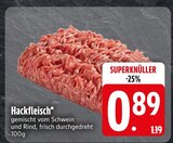 Hackfleisch von  im aktuellen EDEKA Prospekt für 0,89 €