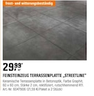 Aktuelles Feinsteinzeug Terrassenplatte „streetline“ Angebot bei OBI in Fürth ab 29,99 €