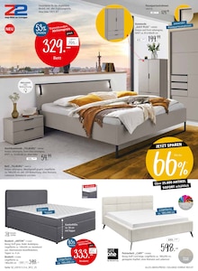 Bett im Zurbrüggen Prospekt "TIERISCH GÜNSTIG" mit 52 Seiten (Paderborn)