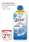 Weichspüler im Angebot bei GLOBUS in Homburg Weichspüler Angebote von Lenor bei GLOBUS Homburg für 2,99 €