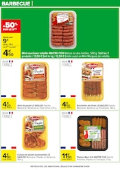 Saucisse Angebote im Prospekt "BARBECUE & SALADE D'ÉTÉ" von Carrefour auf Seite 15