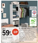 Kit dressing "Basic" - PEFC - E.Leclerc à Mérignac Kit dressing "Basic" - PEFC en promo chez E.Leclerc Mérignac à 59,90 €