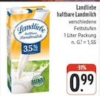 haltbare Landmilch bei EDEKA im Prospekt "" für 0,99 €