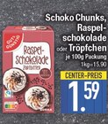 Schoko Chunks, Raspelschokolade oder Tröpfchen von GUT&GÜNSTIG im aktuellen EDEKA Prospekt für 1,59 €