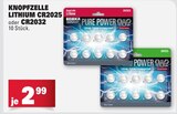 Aktuelles Knopfzelle Lithium CR2025 Angebot bei Marktkauf in Reutlingen ab 2,99 €