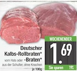 Deutscher Kalbs-Rollbraten oder Kalbs-Braten von  im aktuellen EDEKA Prospekt für 1,69 €