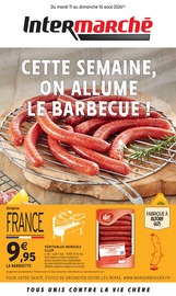 Saucisse en promo dans le catalogue Intermarché Super à la page 1