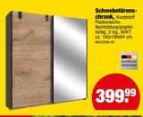 tejo's SB Lagerkauf Hüttenrode - Schwebetürenschrank Schwebetürenschrank Angebot bei tejo's SB Lagerkauf Hüttenrode im Prospekt MEGA ANGEBOTE