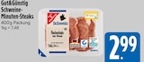 Schweine-Minuten-Steaks von Gut&Günstig im aktuellen E xpress Prospekt für 2,99 €