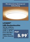 LED-Deckenleuchte von LIV&BO im aktuellen Kaufland Prospekt für 5,99 €
