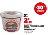 Creme fraiche epaisse 45%mg - GRAINDORGE dans le catalogue Super U