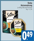 Katzennahrung Delikatesse im EDEKA Prospekt Katzennahrung Delikatesse von Sheba im aktuellen EDEKA Prospekt für 0,49 €