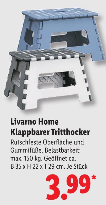 Klappbarer Tritthocker
