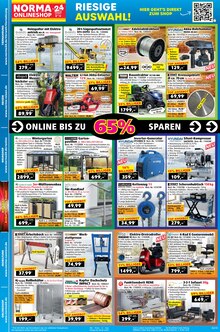 Waschmaschine im Norma Prospekt "Mehr fürs Geld" mit 20 Seiten (Ratingen)