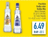 Vodka oder Vodka-Mix bei diska im Prospekt "" für 6,49 €