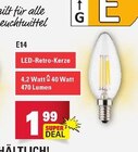 LED-Retro-Kerze von  im aktuellen E center Prospekt für 1,99 €