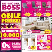 Aktueller SB Möbel Boss Prospekt mit Stuhl, "GEILE PREISE!", Seite 1