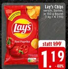 Aktuelles Chips Red Paprika Angebot bei E center in Krefeld ab 1,19 €