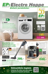 EP: Prospekt für Ibbenbüren mit 8 Seiten EP: Prospekt "EP: Electro Hoppe. Einfach persönlicher." für Ibbenbüren, 8 Seiten, 01.12.2023 - 16.12.2023