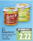 Bio-Brotaufstrich von Tartex im aktuellen E center Prospekt für 2,22 €