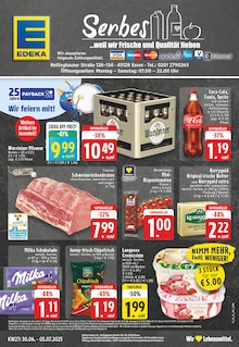 EDEKA Prospekt der Woche "Aktuelle Angebote" Seite 1, 30.06.2025 bis 05.07.2025 für Essen Aktueller EDEKA Prospekt "Aktuelle Angebote" Seite 1 von 24 Seiten für Essen
