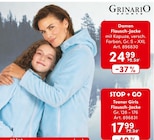 Damen Flausch-Jacke oder Teener Girls Flausch-Jacke Angebote von Grinario Sports bei AWG Eberswalde für 17,99 €