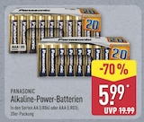 Alkaline-Power-Batterien im Angebot bei ALDI Nord in Stendal Alkaline-Power-Batterien Angebote von Panasonic bei ALDI Nord Stendal für 5,99 €