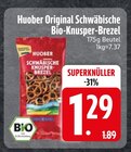 Original Schwäbische Bio-Knusper-Brezel im EDEKA Prospekt Original Schwäbische Bio-Knusper-Brezel von Huober im aktuellen EDEKA Prospekt für 1,29 €