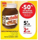 Pâte à Tartiner - NUTELLA en promo chez U Express Saint-Étienne à 2,69 €