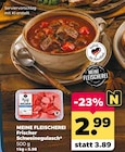 Frischer Schweinegulasch von Meine Fleischerei für 2,99 € bei Netto mit dem Scottie im Angebot Frischer Schweinegulasch von Meine Fleischerei im aktuellen Netto mit dem Scottie Prospekt