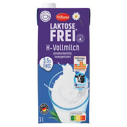 Laktosefreie H-Vollmilch