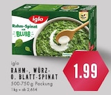 Rahm-, Würz- oder Blatt-Spinat bei E center im Essen Prospekt für 1,99 €