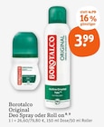 Original Deo Spray im tegut Prospekt Original Deo Spray von Borotalco im aktuellen tegut Prospekt für 3,99 €