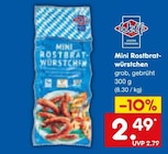 Aktuelles Mini Rostbratwürstchen Angebot bei Netto Marken-Discount in Heidelberg ab 2,49 €