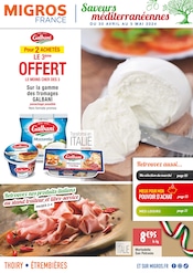 Catalogue Supermarchés Migros France en cours à Villard et alentours, "Saveurs méditerranéennes", 24 pages, 30/04/2024 - 05/05/2024
