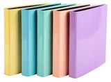 Classeur 4 anneaux en D Exacompta A4 Aquarel Modèle aléatoire - Exacompta en promo chez Fnac Classeur 4 anneaux en D Exacompta A4 Aquarel Modèle aléatoire - Exacompta dans le catalogue Fnac