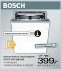 Marken-Einbau-Geschirrspüler Angebote von BOSCH bei Ostermann Bergkamen für 399,00 €