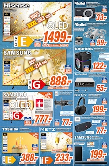 Fernseher im expert Prospekt "Top Angebote" mit 4 Seiten (Gießen)