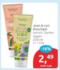 Duschgel Fresh Lemon Mint Angebote von Jean & Len bei budni Berlin für 2,49 €