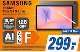 Tablet Tab S10 Lite Angebote von Samsung bei expert Amberg für 299,00 €