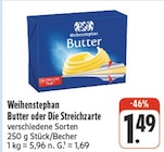 Butter Angebote von Weihenstephan bei nah und gut Ansbach für 1,49 €