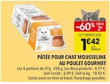 Pâtée pour chat mousseline au poulet - Gourmet en promo chez Supeco Pâtée pour chat mousseline au poulet - Gourmet dans le catalogue Supeco